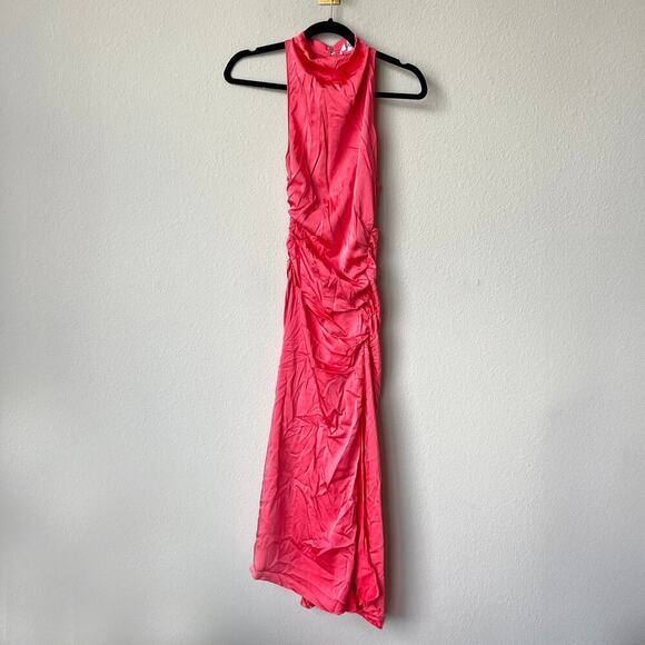 A.L.C. Coral Pink Inez Maxi Dress Size 0 - Picture 4 of 8